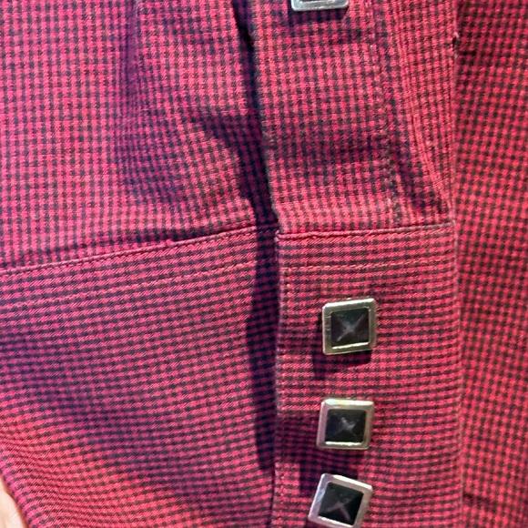 Rough Rider Red Western Style Button-Up Shirt Rodeo - Picture 6 of 10
